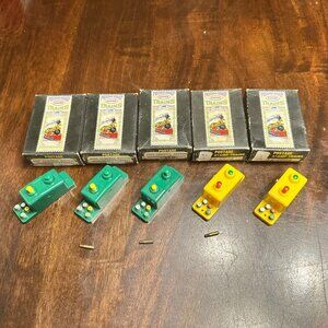 Aurora Postage Stamp Trains 4995 Control Buttons Momentary Contact Lot Of 5